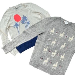 2 j crew Crewcuts size 14 girls sweaters